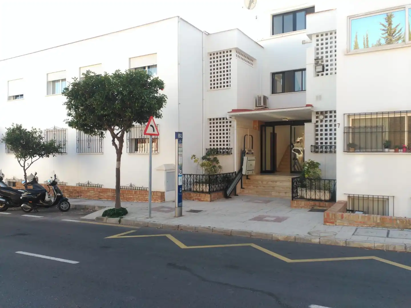 Exterior view of Flat for rent in Málaga  with Air Conditioner