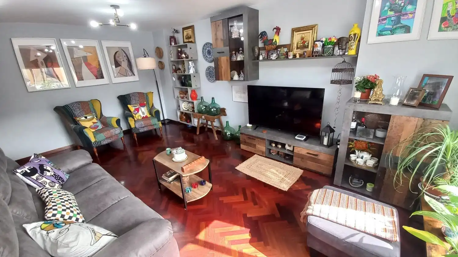 Sala de estar de Piso en venta en Arteixo pueblo