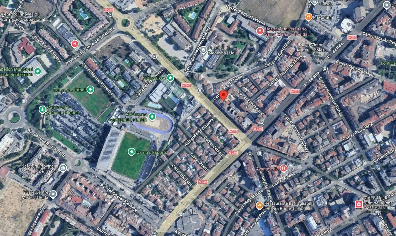 Vista exterior de Pis en venda en Lleida