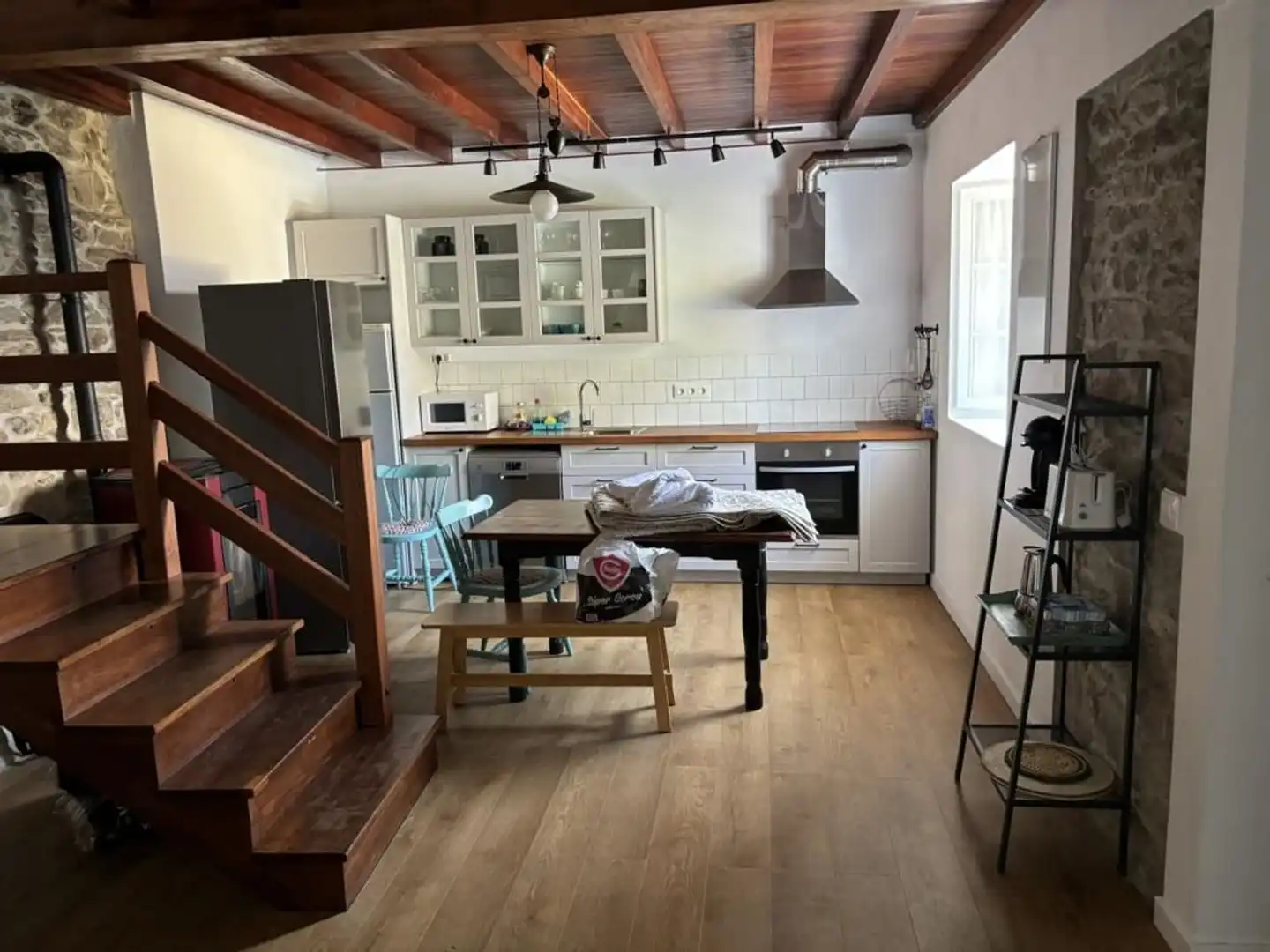 Cocina de Casa o chalet de alquiler en Ortigueira con Jardín privado y Terraza