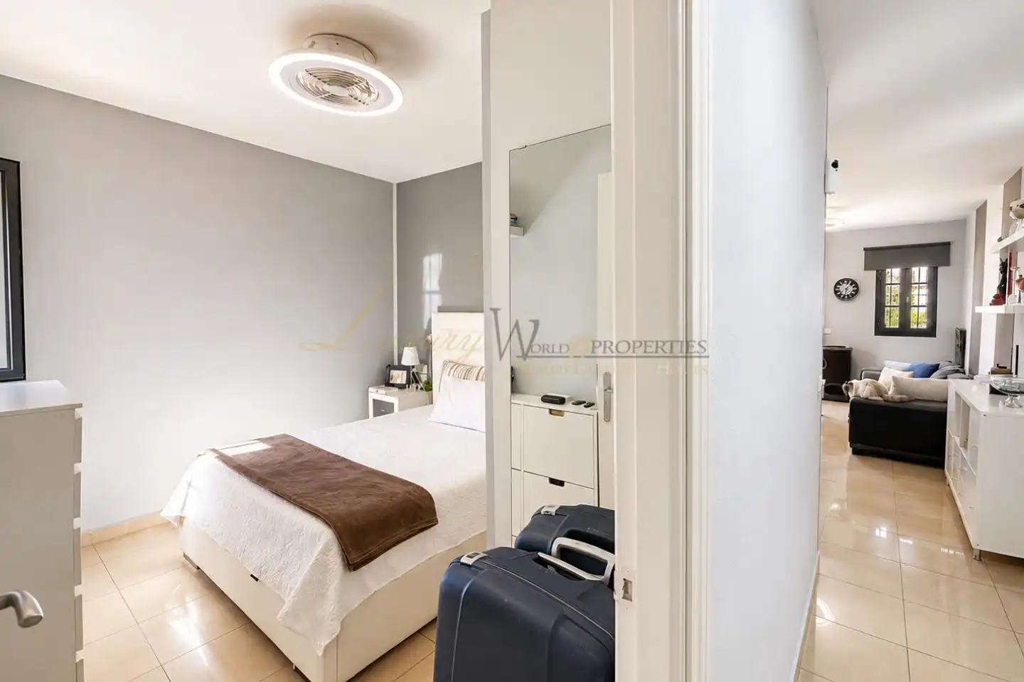 Bedroom of Flat for sale in Arona  with Terrace, Furnished and Community pool
