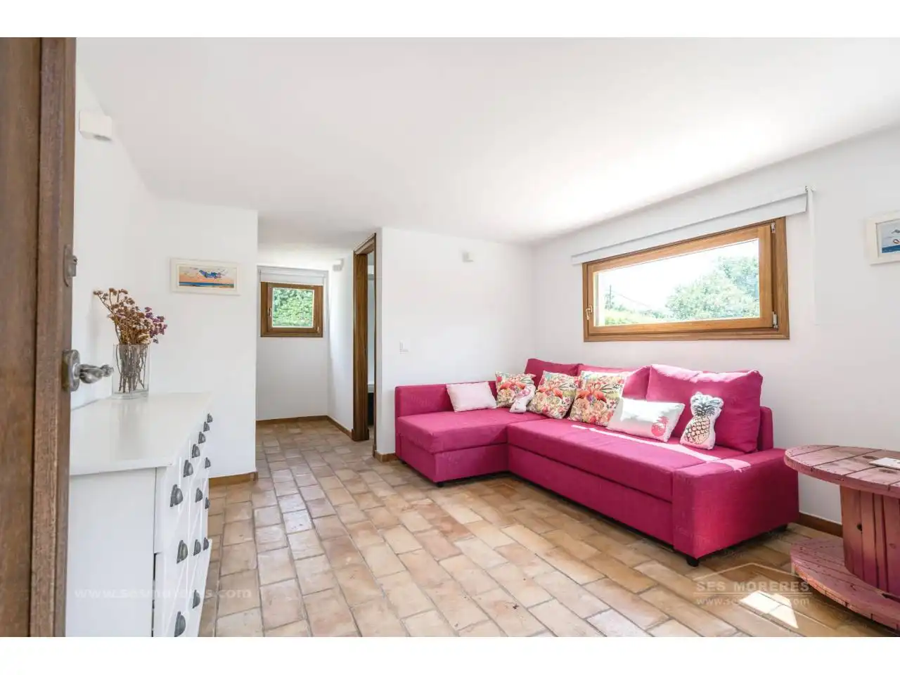 Sala de estar de Casa o chalet en venta en Es Castell con Calefacción, Jardín privado y Terraza