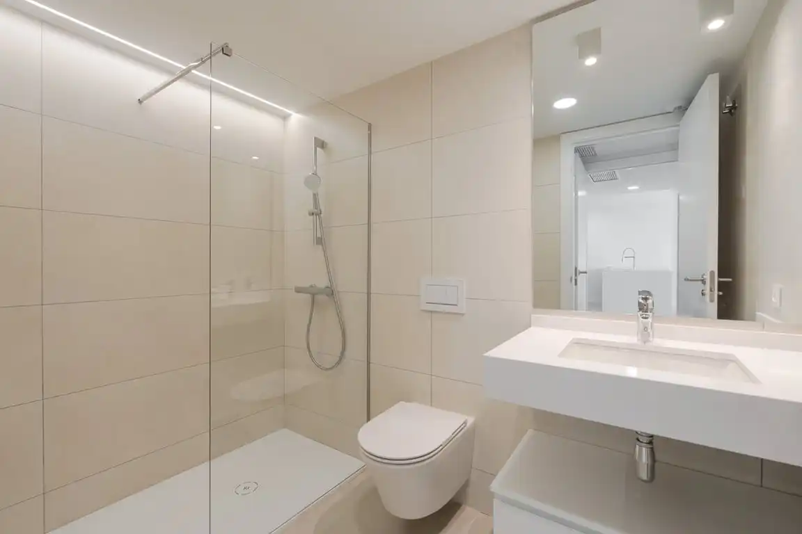 Bathroom of Flat for sale in Dénia  with Private garden, Storage room and Community pool