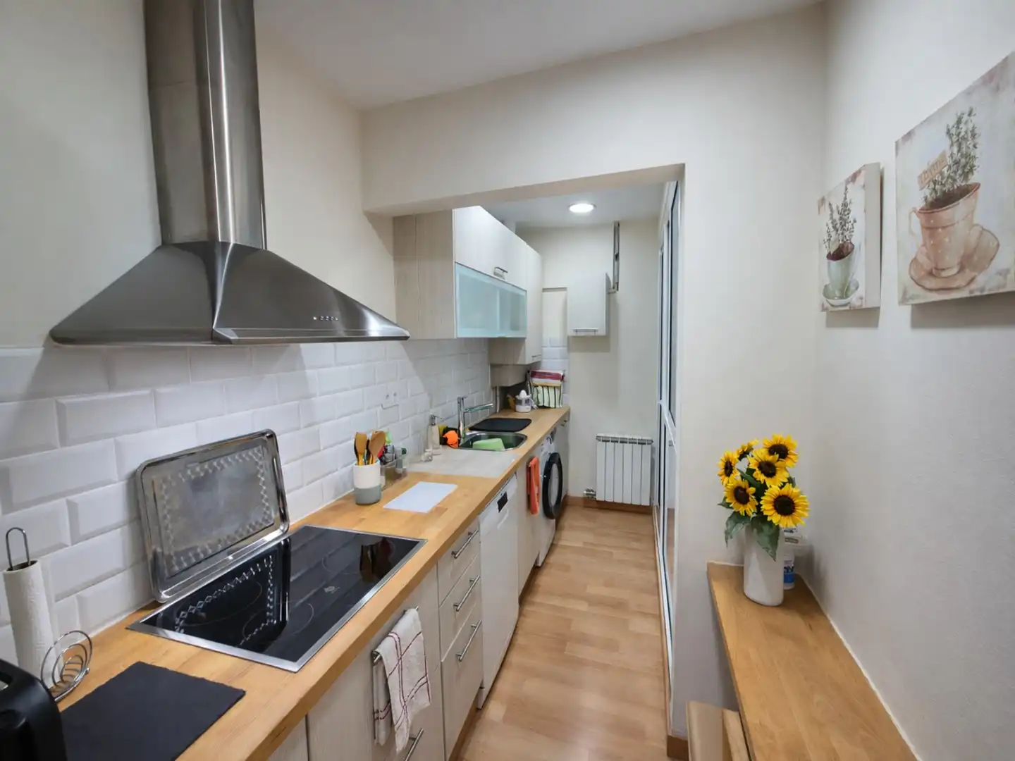Cocina de Piso en venta en Sabadell con Calefacción, Parquet y Amueblado