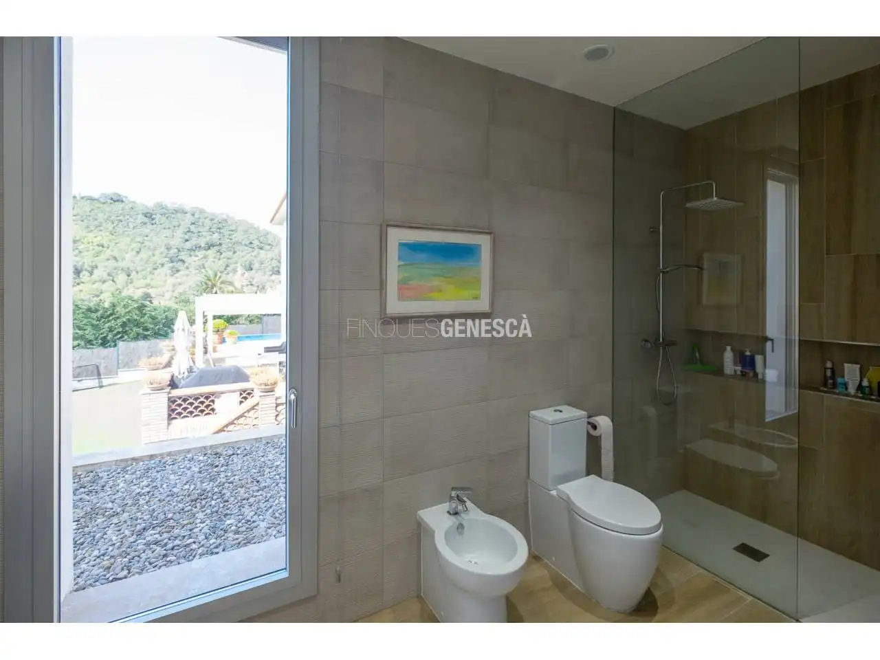 Bany de Casa o xalet en venda en Matadepera amb Aire condicionat, Calefacció i Jardí privat
