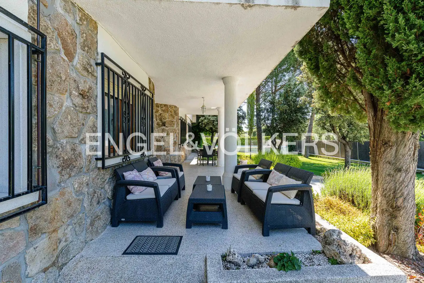 Terraza de Casa o chalet de alquiler en Alpedrete con Calefacción y Jardín privado