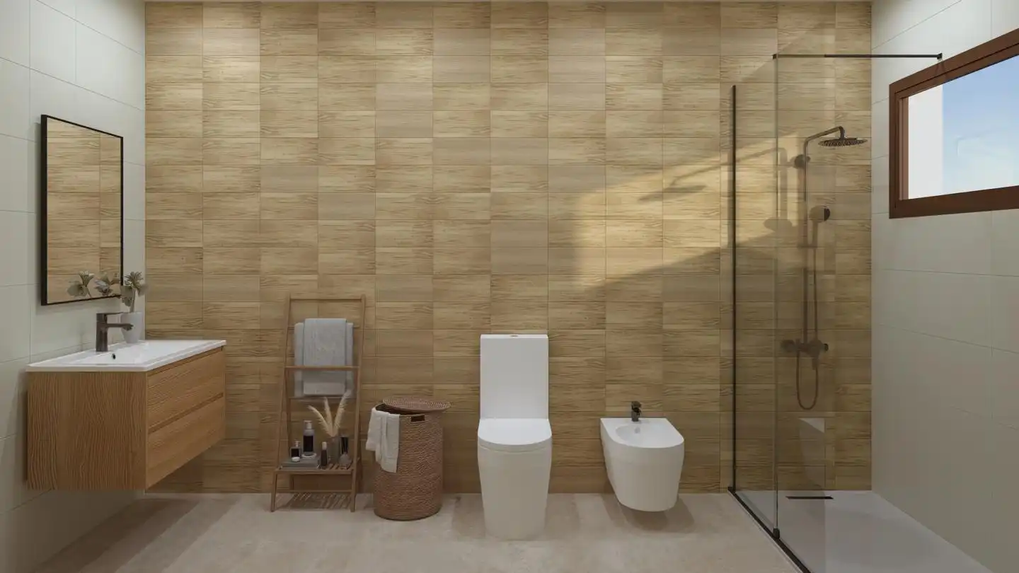 Bathroom of Ground floor for sale in Vera  with Air Conditioner, Terrace and Furnished