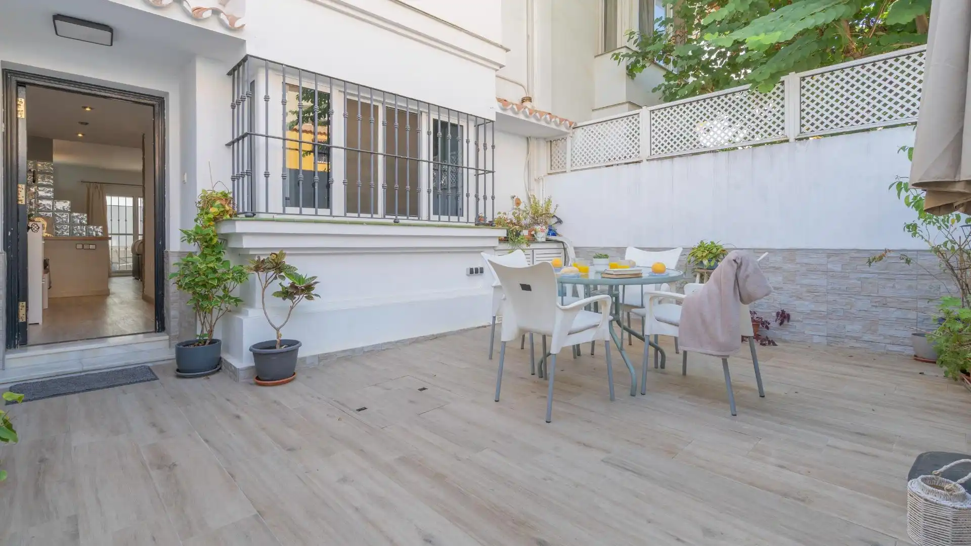 Terrassa de Casa adosada en venda en Mijas