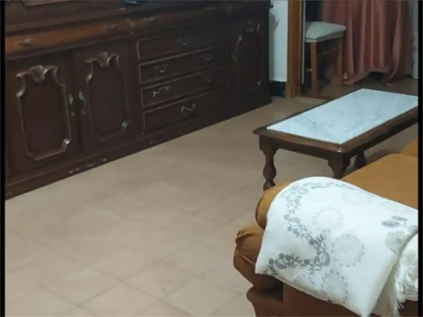 Living room of Flat for sale in Tamarite de Litera  with Storage room, Furnished and Balcony