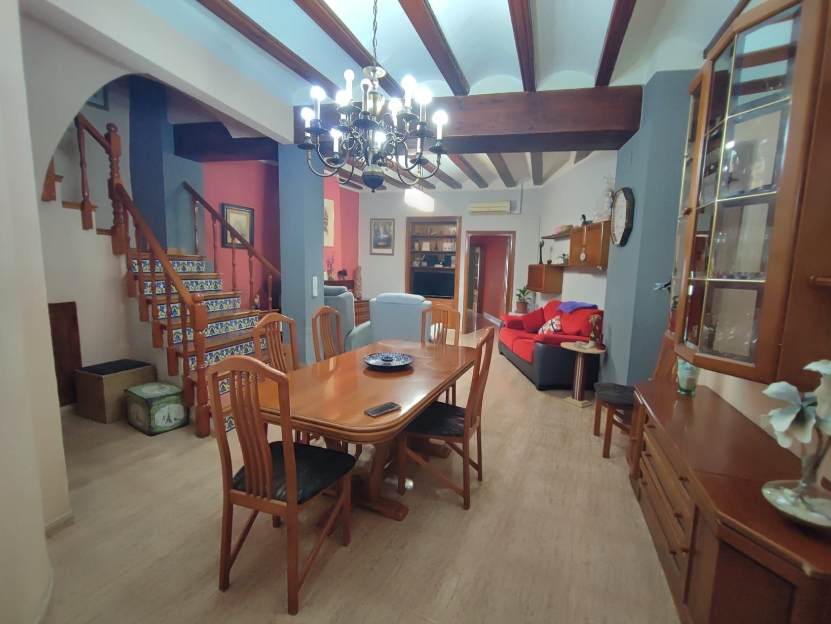 Dining room of House or chalet for sale in Sueca  with Air Conditioner and Terrace