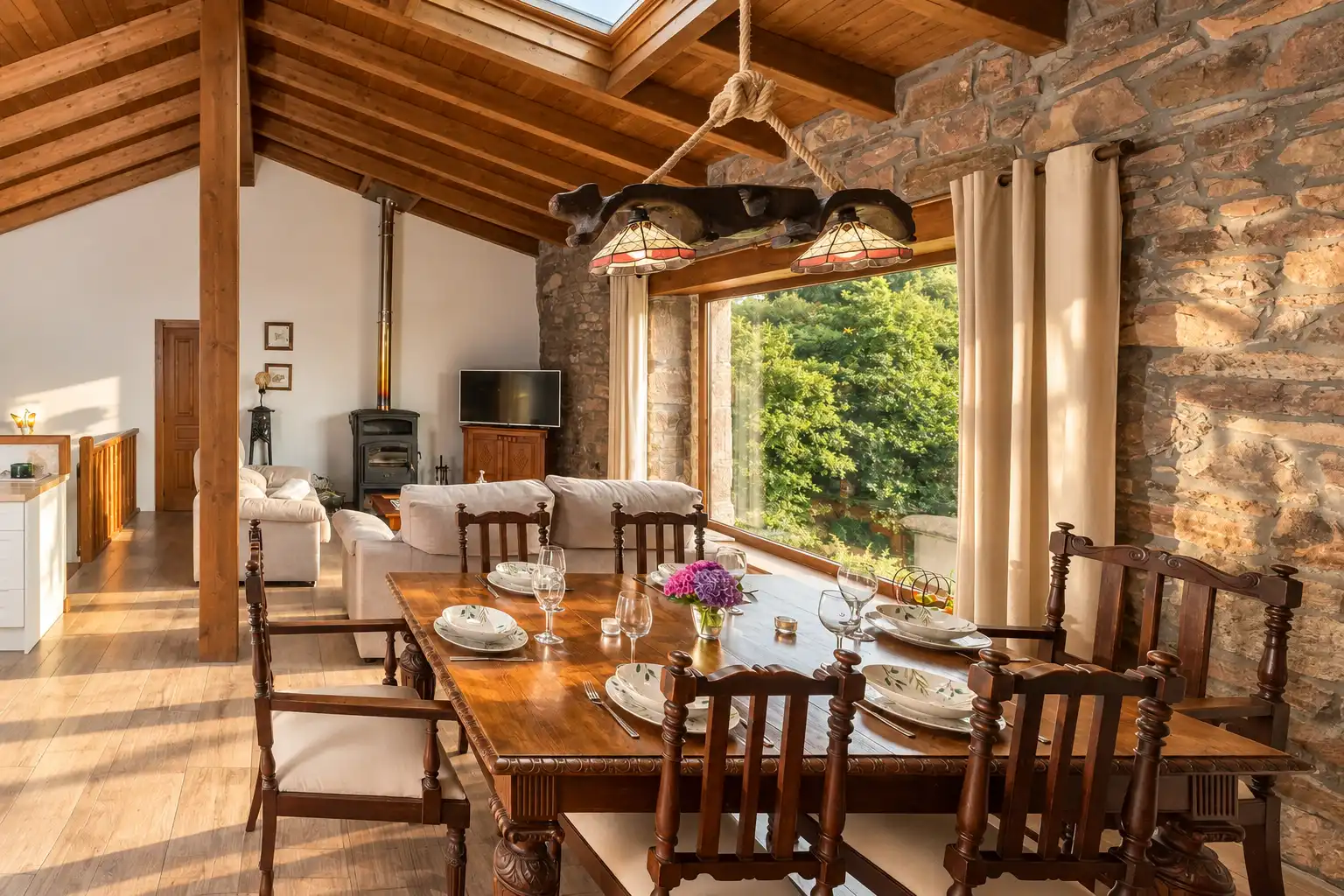Dining room of Country homes for rent in Liérganes, Cantabria