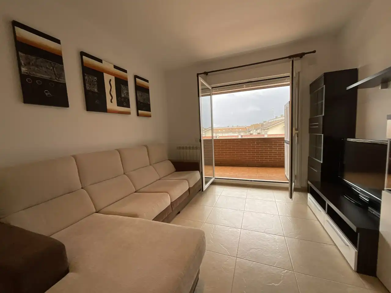 Wohnzimmer von Wohnung zum Verkauf in Alesanco mit Heizung, Möbliert und Balkon