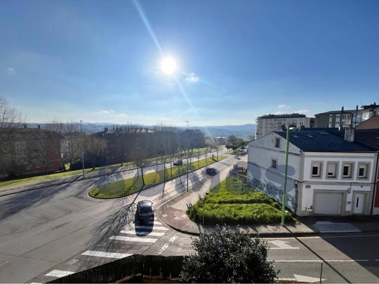 Vista exterior de Casa o xalet en venda en Lugo Capital amb Calefacció i Jardí privat