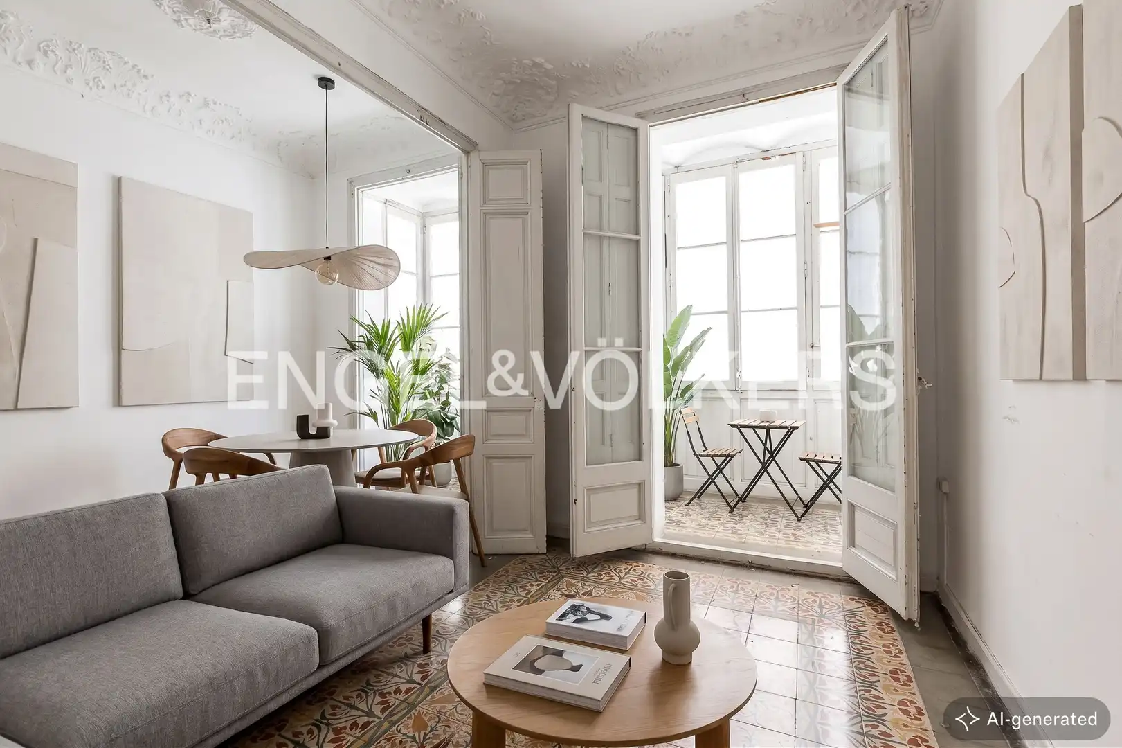 Piso con terraza en venta en Eixample
