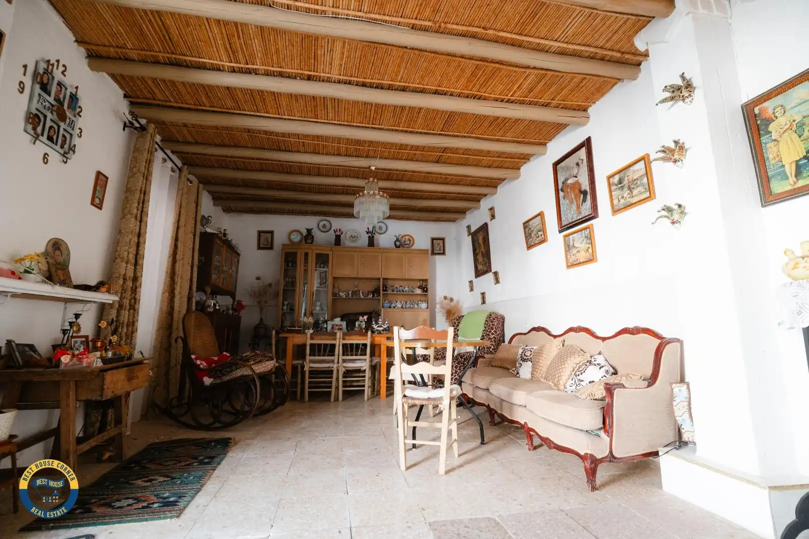 Sala de estar de Casa o chalet en venta en Puebla del Prior con Jardín privado