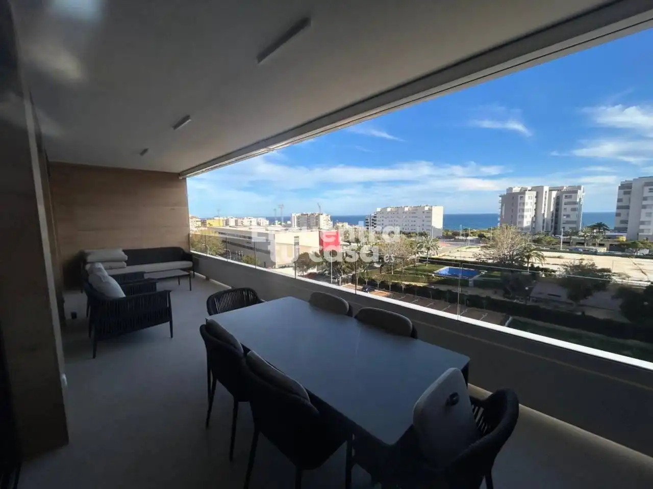 Terrasse von Wohnungen zum Verkauf in Villajoyosa / La Vila Joiosa mit Klimaanlage, Terrasse und Abstellraum