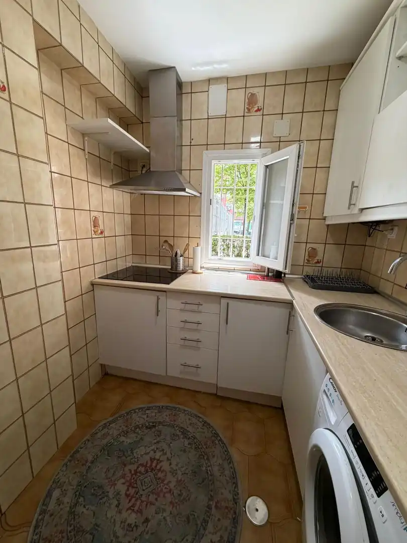 Cocina de Piso de alquiler en Madrid con Aire acondicionado, Calefacción y Parquet
