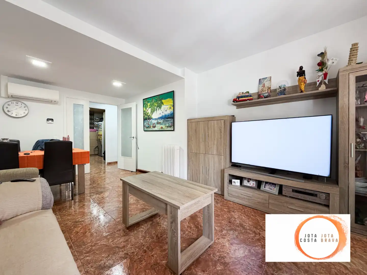 Sala de estar de Piso en venta en Girona con Aire acondicionado, Calefacción y Trastero