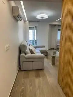 Living room of Flat for rent in Murcia  with Air Conditioner, Terrace and Furnished