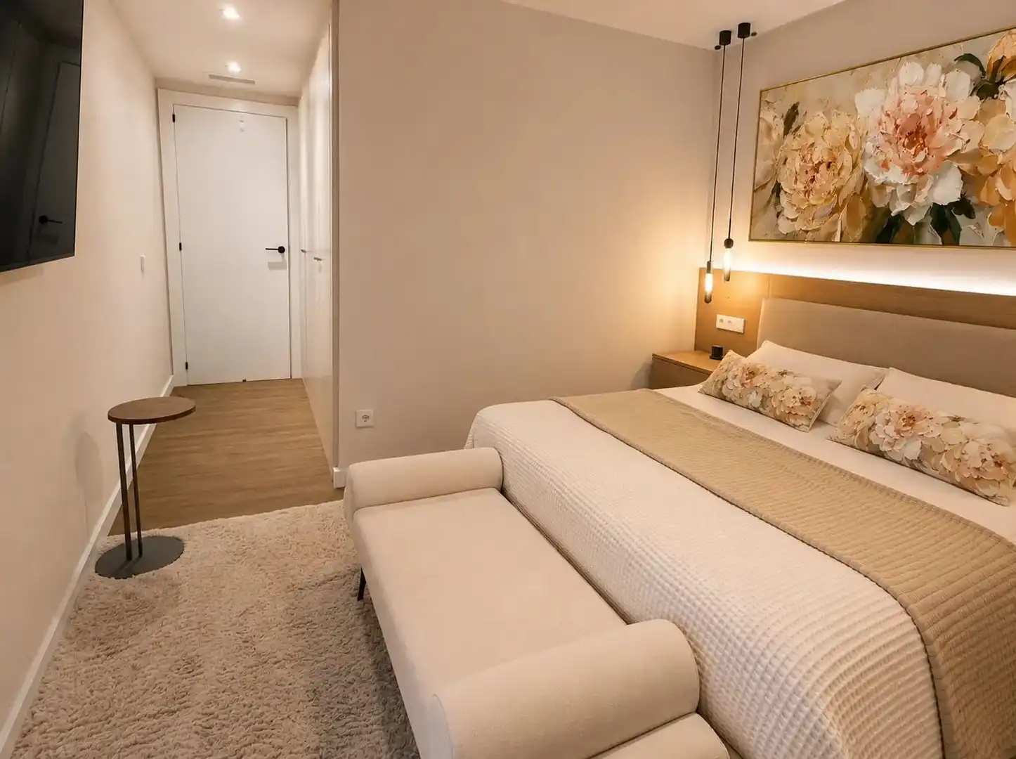 Schlafzimmer von Wohnung zum Verkauf in Barcelona mit Klimaanlage, Terrasse und Möbliert