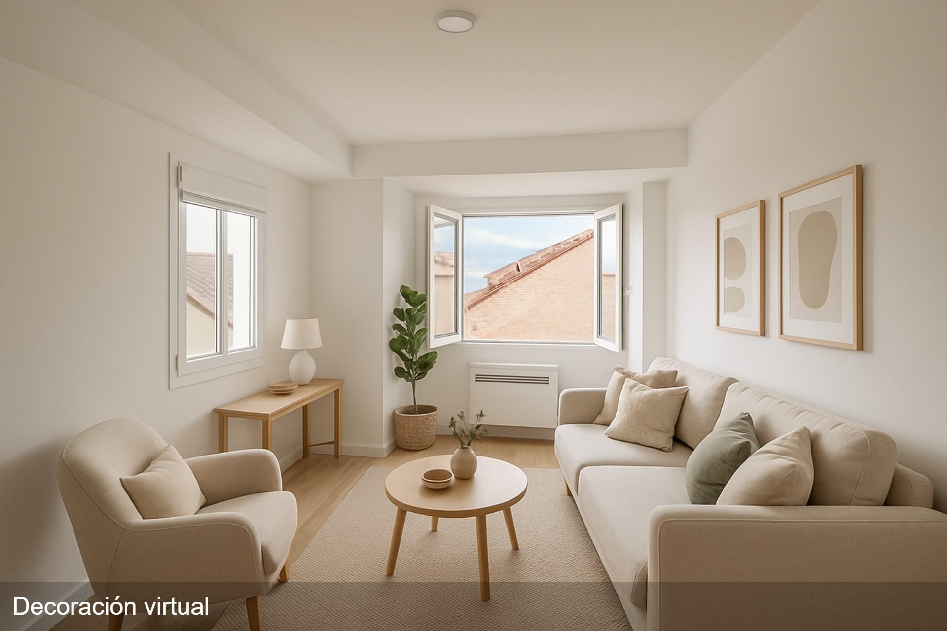 Sala d'estar de Pis en venda en San Lorenzo de El Escorial amb Calefacció