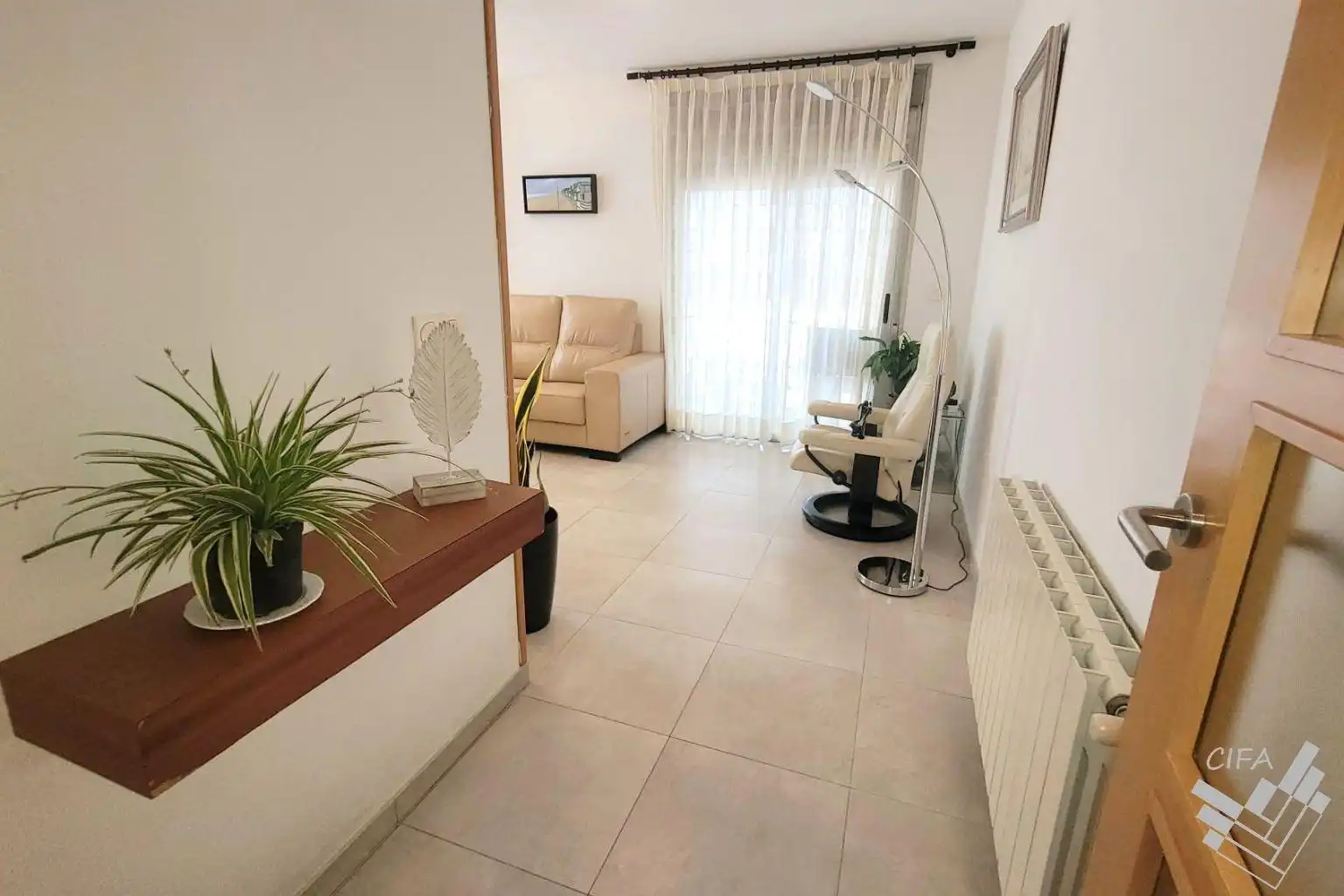 Living room of Flat for sale in Vinaròs  with Air Conditioner, Terrace and Furnished