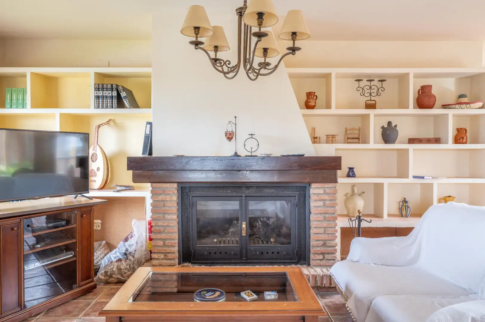Wohnzimmer von Haus oder Chalet zum Verkauf in Alhendín mit Heizung, Privatgarten und Terrasse