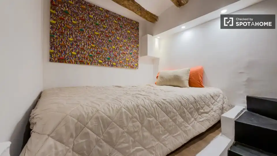 Habitación de Piso de alquiler en Barcelona con Aire acondicionado, Calefacción y Amueblado