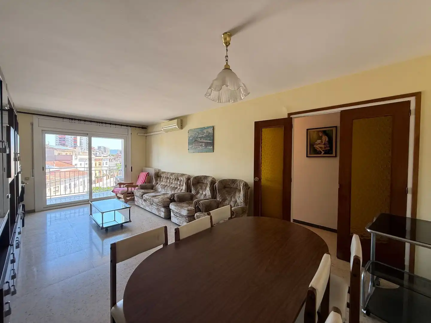 Sala de estar de Piso en venta en Igualada con Aire acondicionado y Calefacción
