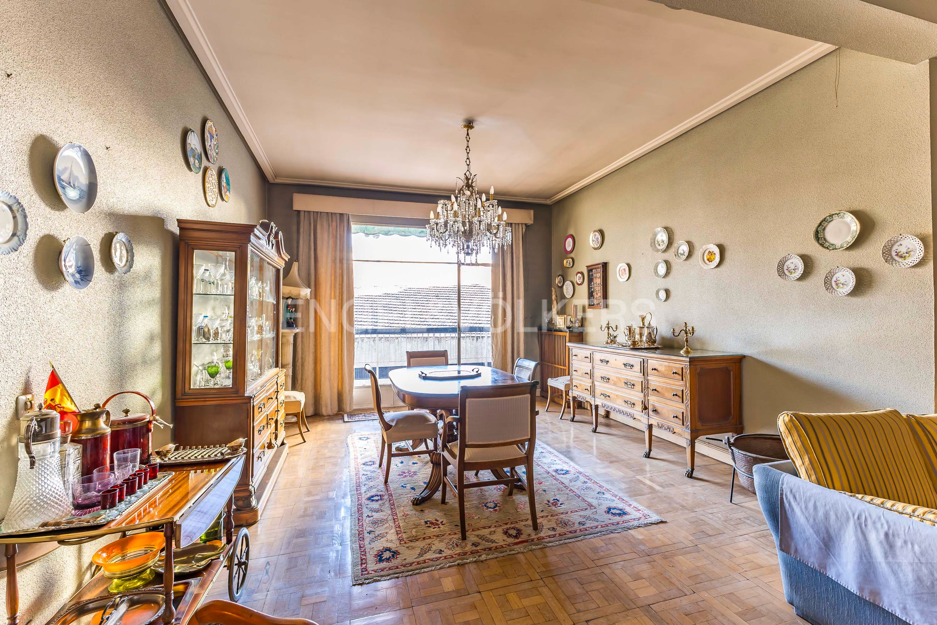 Dining room of Apartment for sale in  Madrid Capital  with Air Conditioner, Heating and Terrace