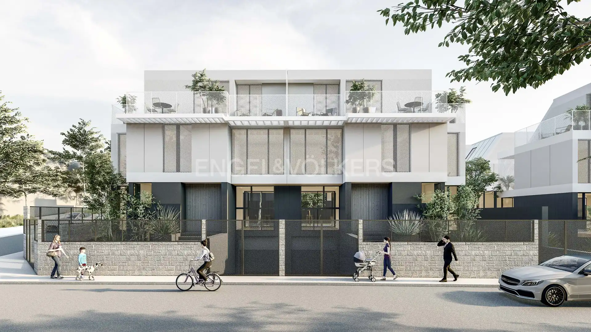 Exterior view of Detached homes for sale in Pozuelo de Alarcón  with Air Conditioner, Heating and Private garden