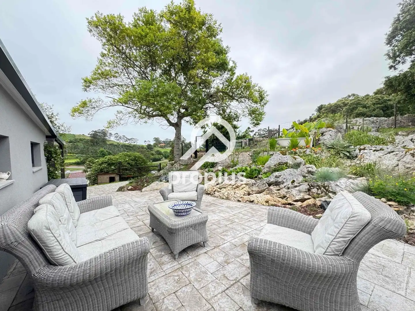 Terraza de Casa o chalet en venta en Ribadesella con Calefacción, Jardín privado y Terraza