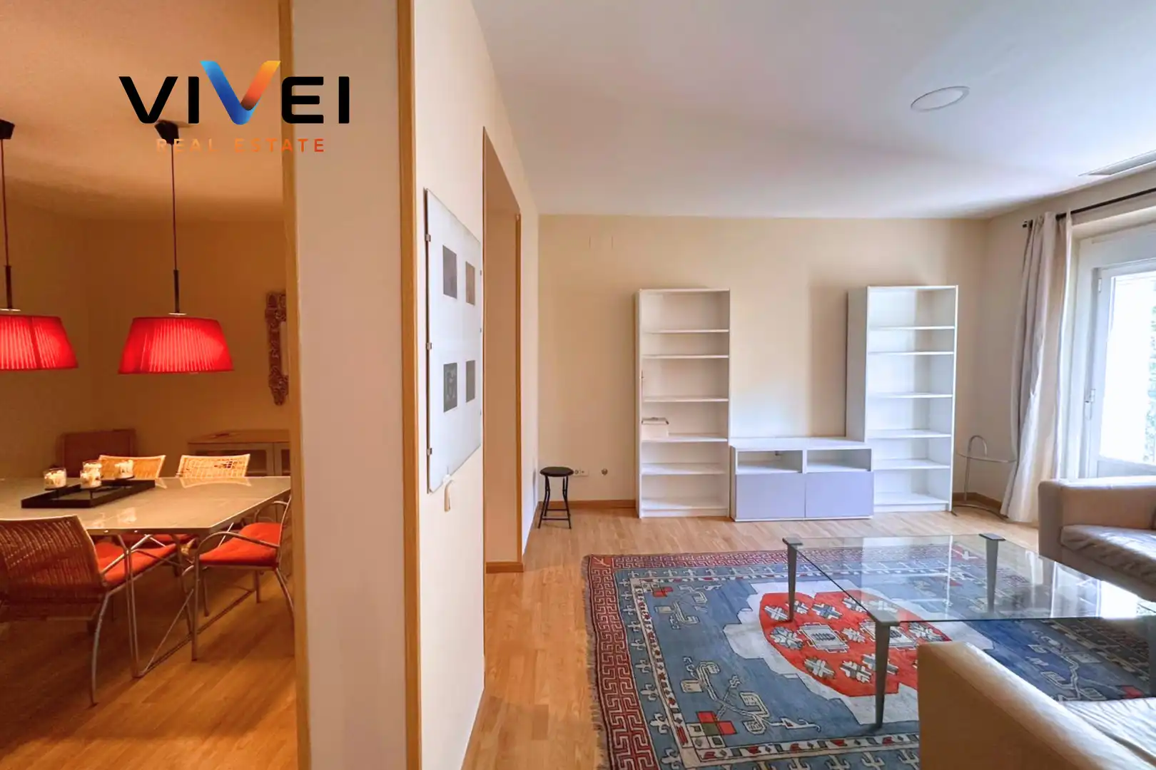 Sala de estar de Piso de alquiler en Madrid con Calefacción y Balcón