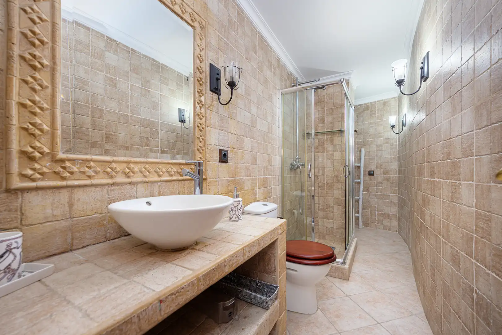 Baño de Casa o chalet en venta en San Bartolomé de Tirajana con Aire acondicionado, Jardín privado y Terraza