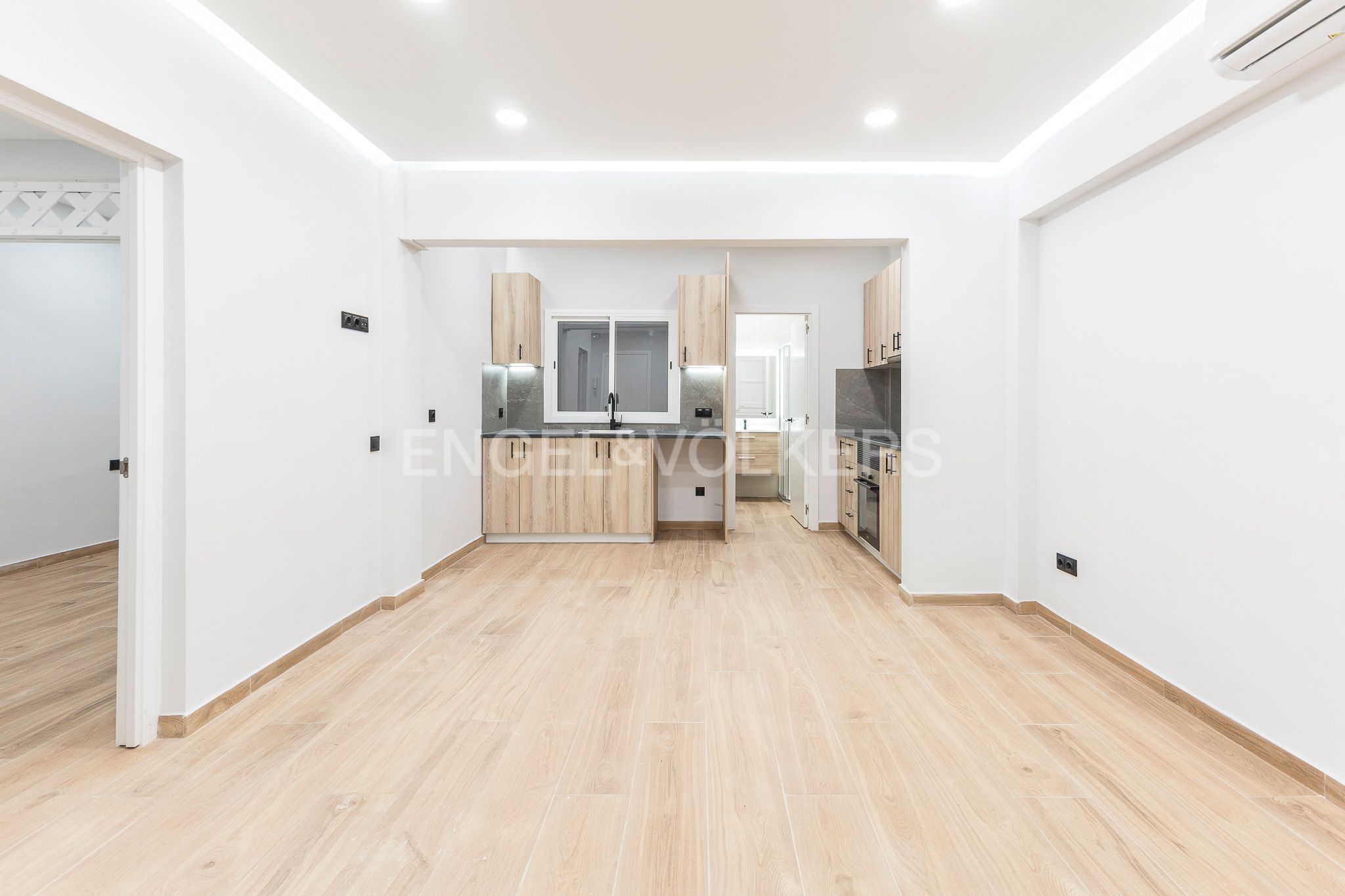 Sala d'estar de Apartament en venda en  Barcelona Capital amb Aire condicionat i Calefacció