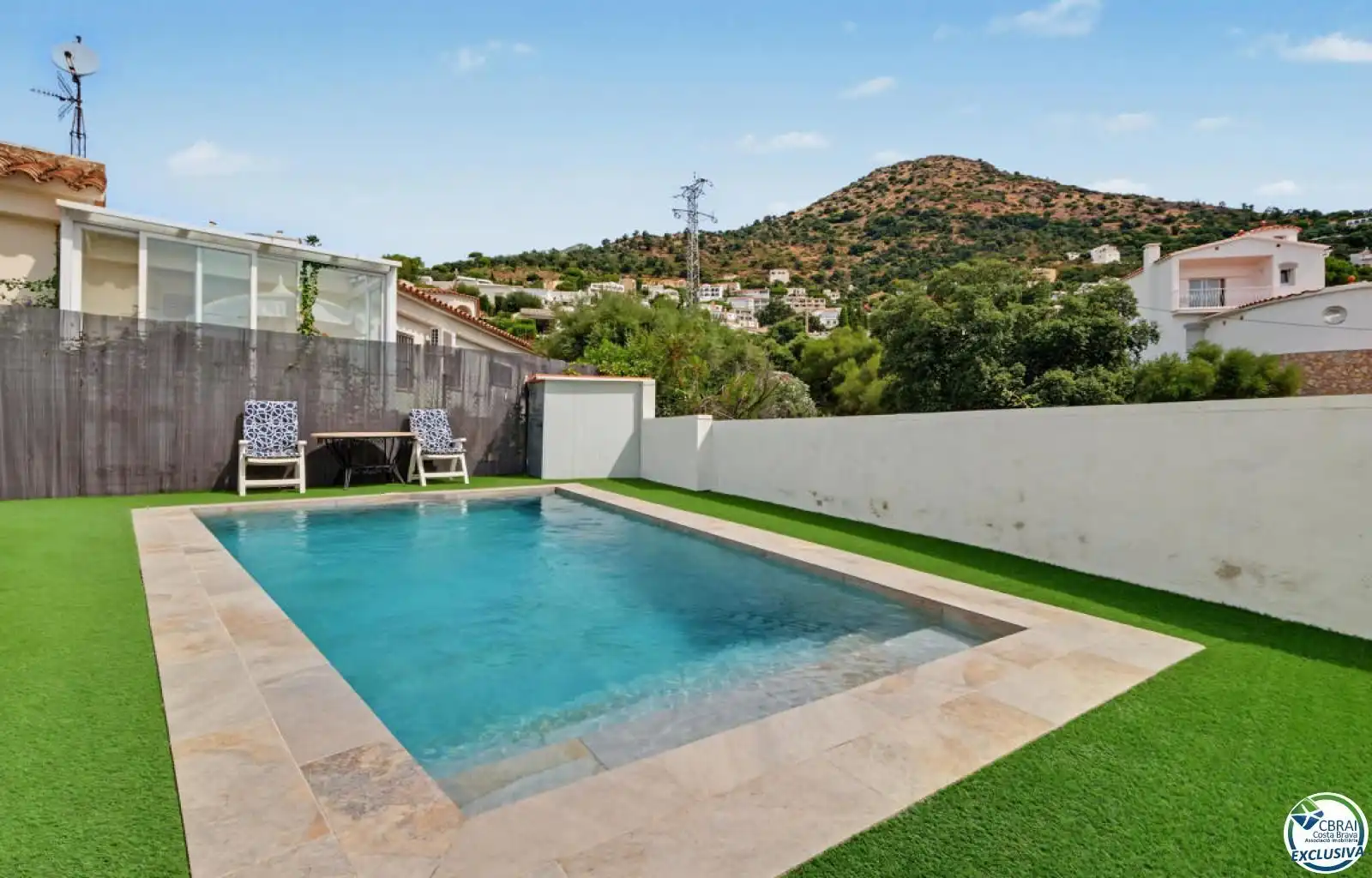 Swimming pool of Houses for sale in Roses  with Air Conditioner, Storage room and Swimming Pool