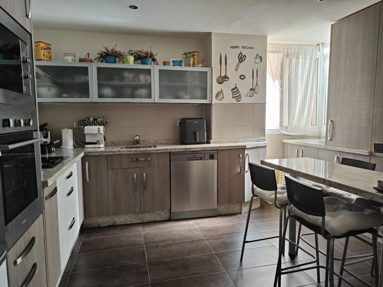 Kitchen of Flat for sale in Málaga Capital  with Air Conditioner, Terrace and Storage room