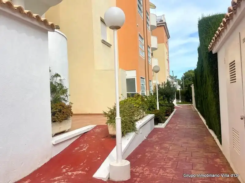 Außenansicht von Wohnungen zur Miete in Dénia mit Klimaanlage, Heizung und Terrasse