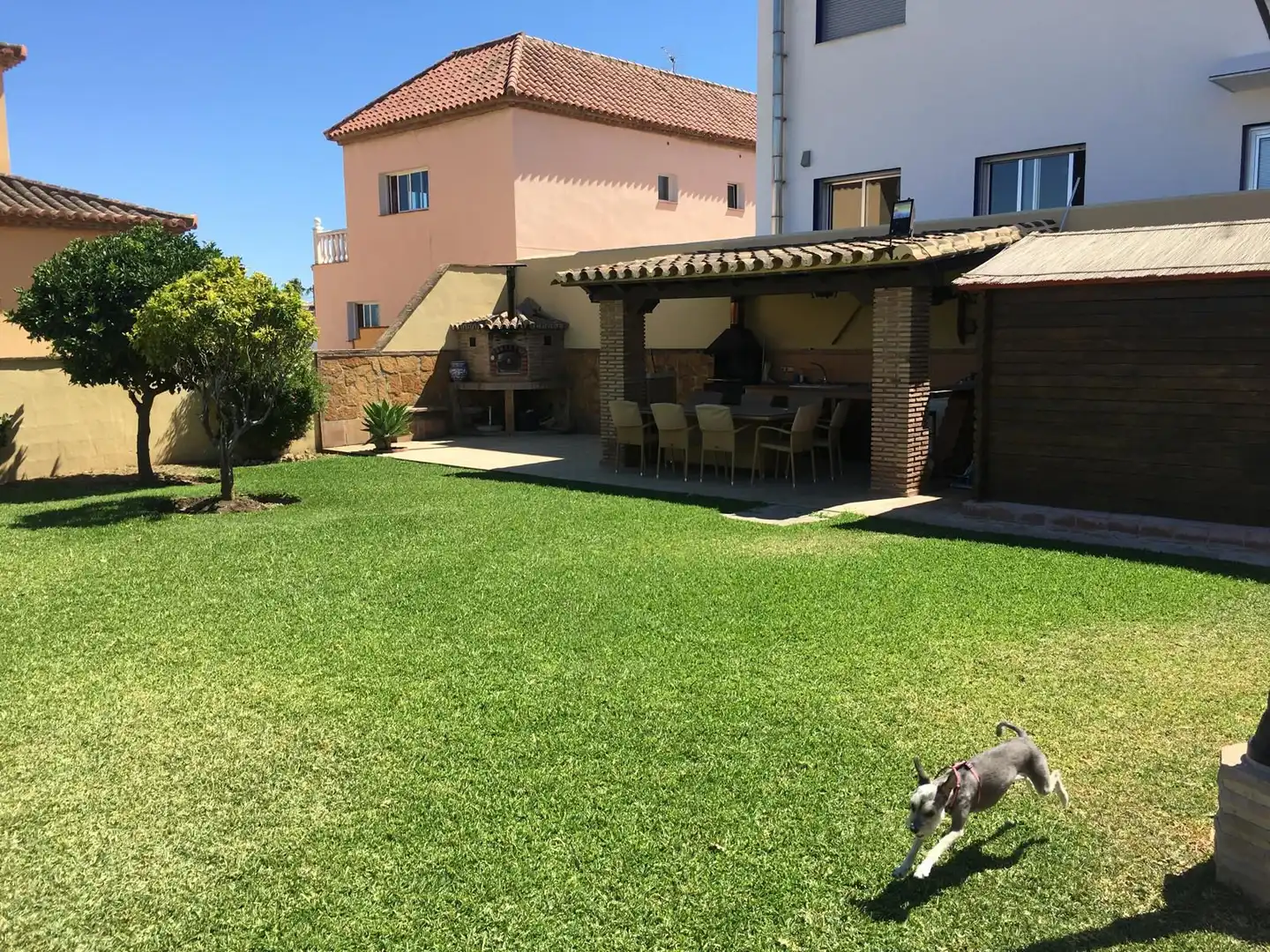 Jardín de Casa o chalet en venta en Fuengirola con Aire acondicionado, Jardín privado y Parquet