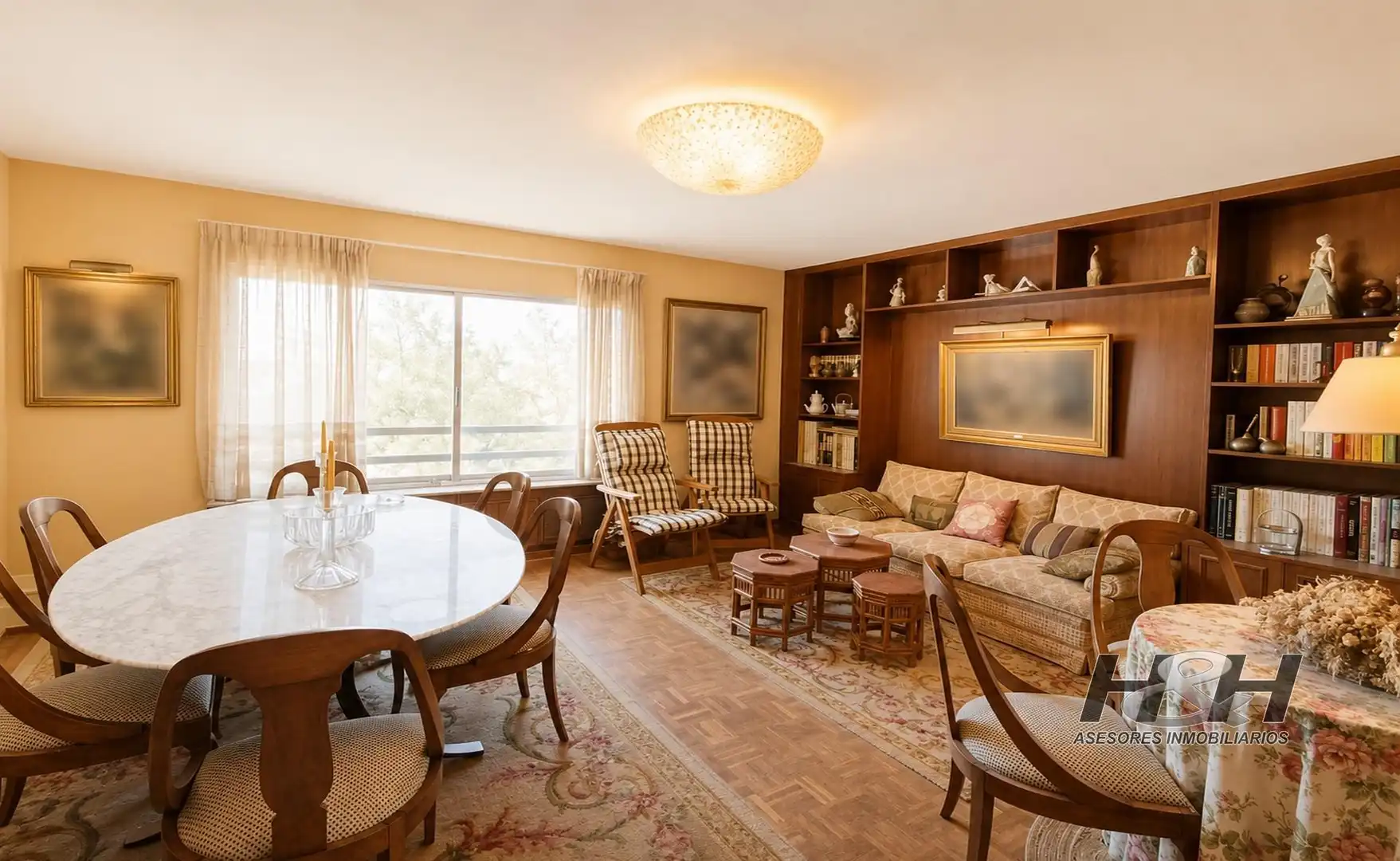 Sala de estar de Piso en venta en Náquera con Jardín privado, Terraza y Balcón