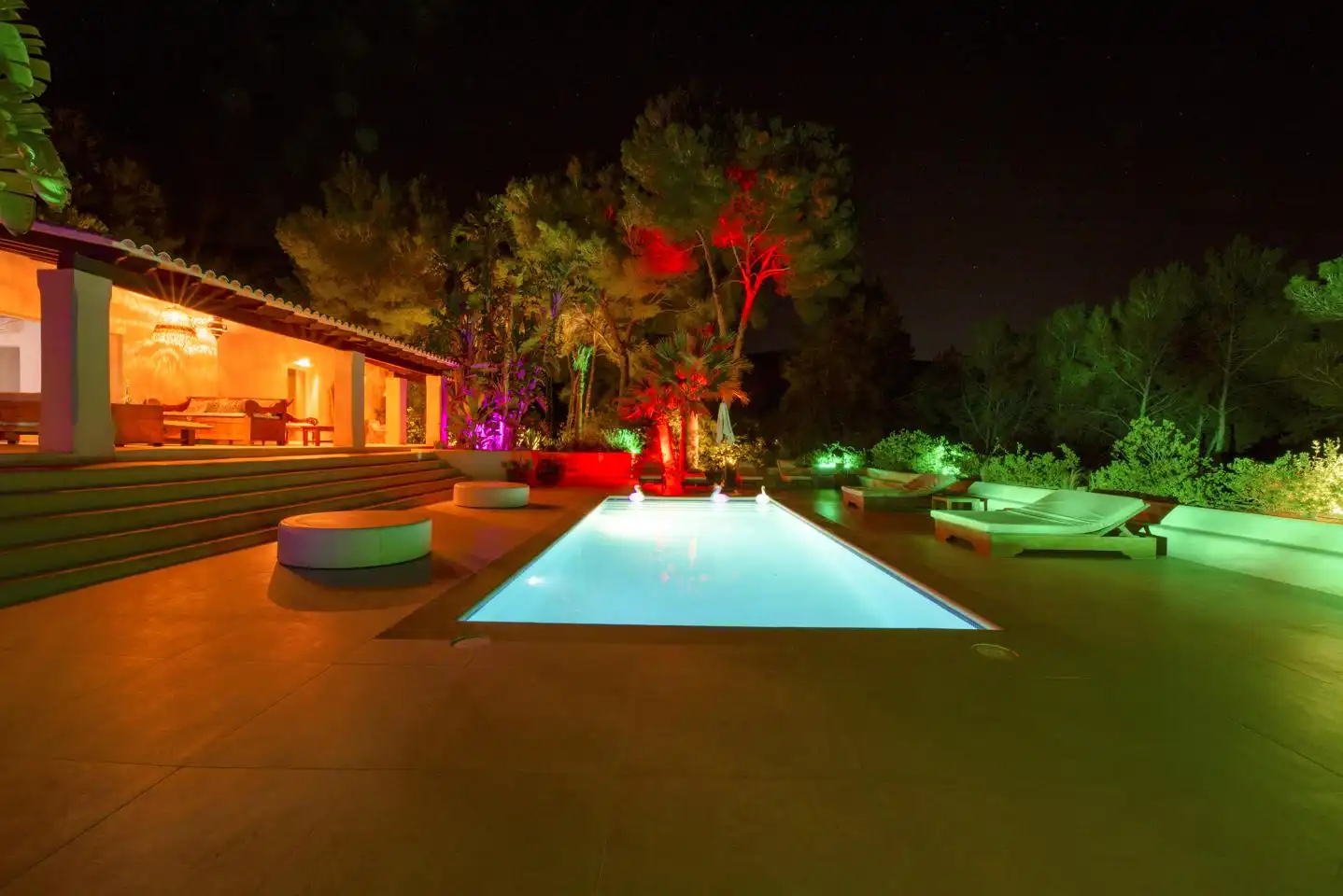 Garden of Houses for rent in Sant Josep de sa Talaia  with Private garden, Terrace and Swimming Pool