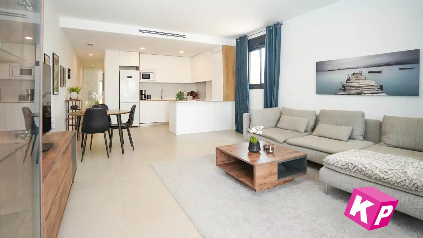 Sala de estar de Planta baja en venta en Santa Pola con Aire acondicionado, Calefacción y Terraza