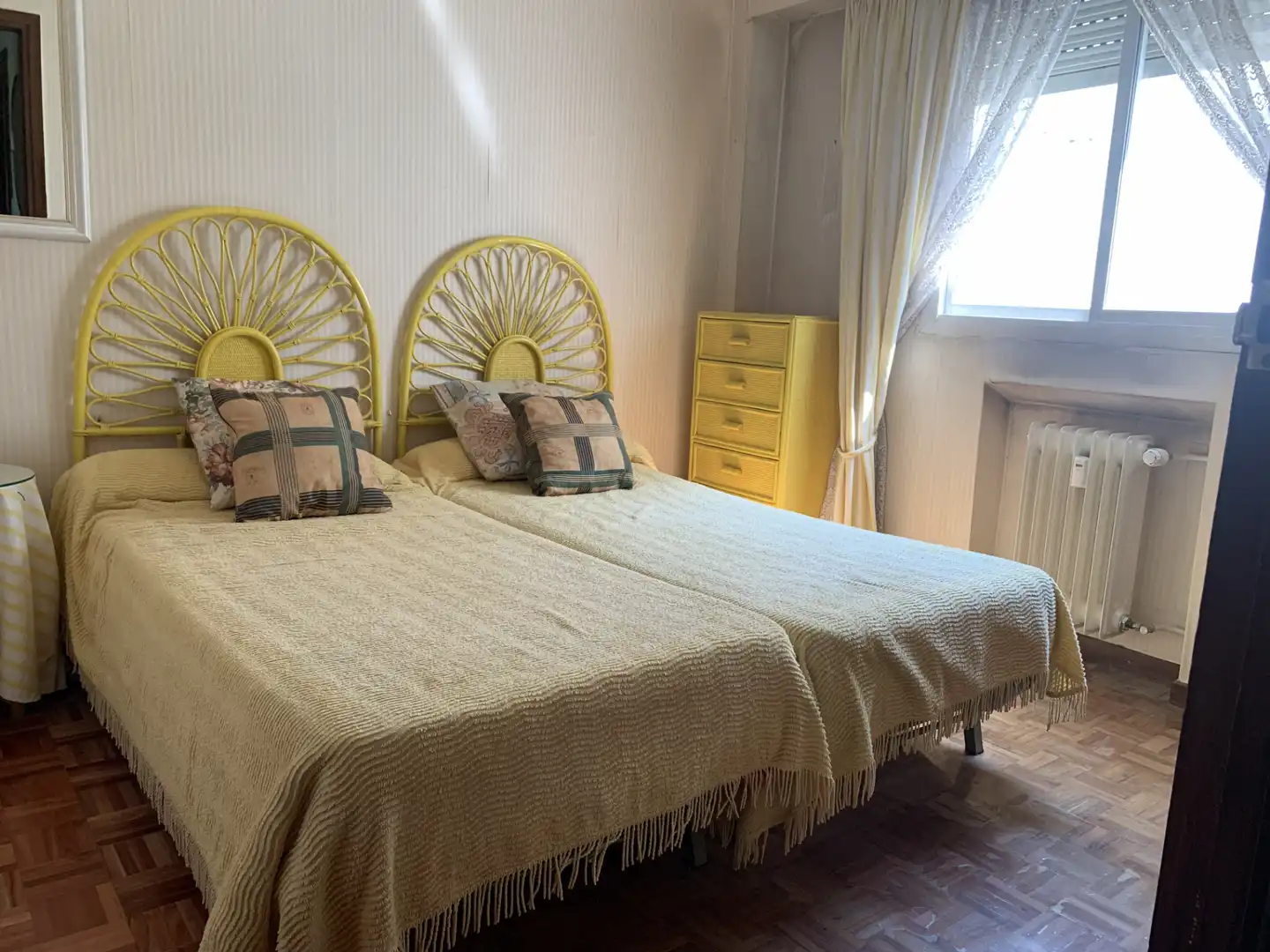 Schlafzimmer von Wohnung zum Verkauf in Madrid mit Heizung, Parkett und Terrasse