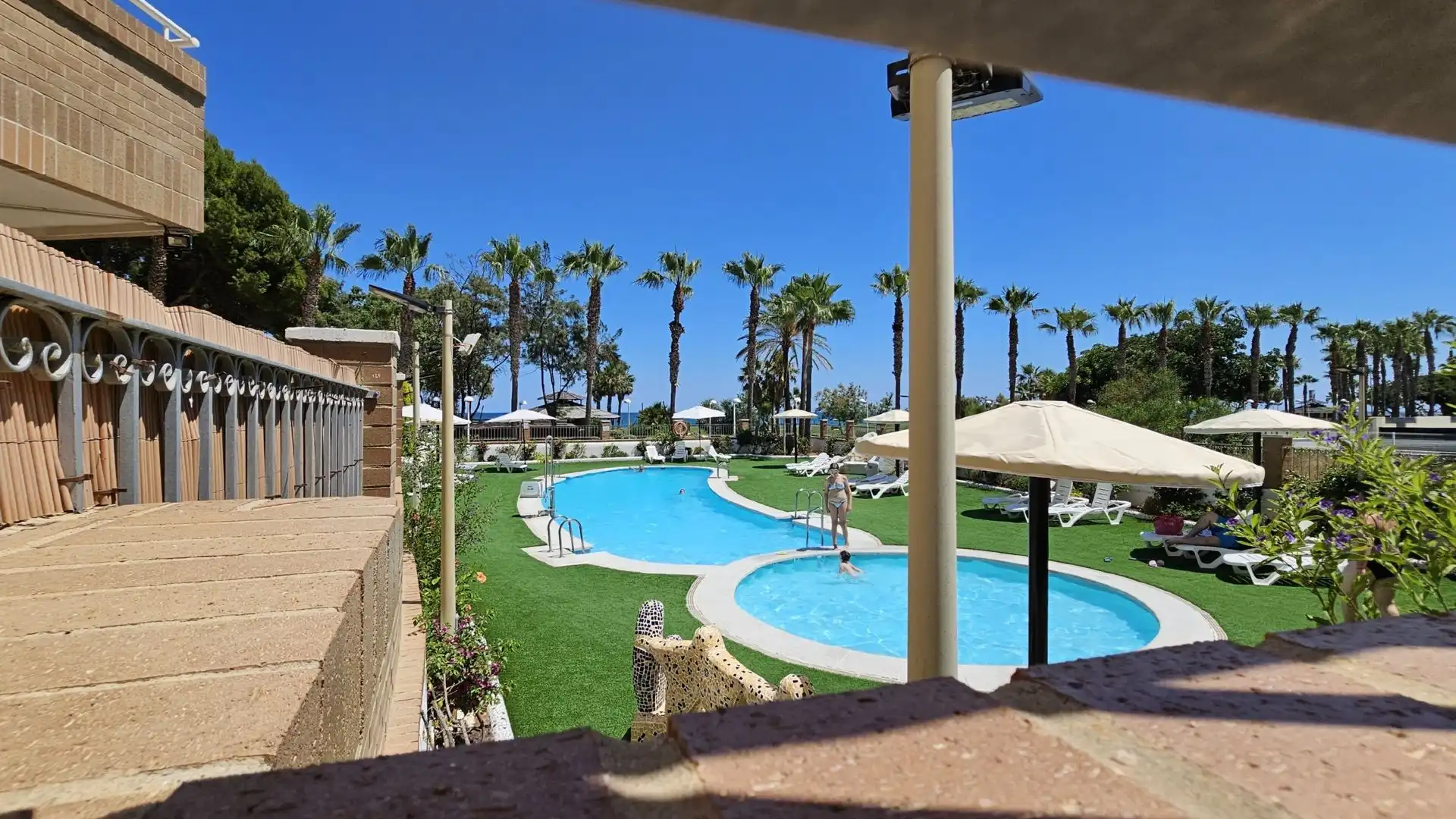 Swimming pool of Apartments for sale in Oropesa del Mar / Orpesa  with Air Conditioner, Heating and Terrace