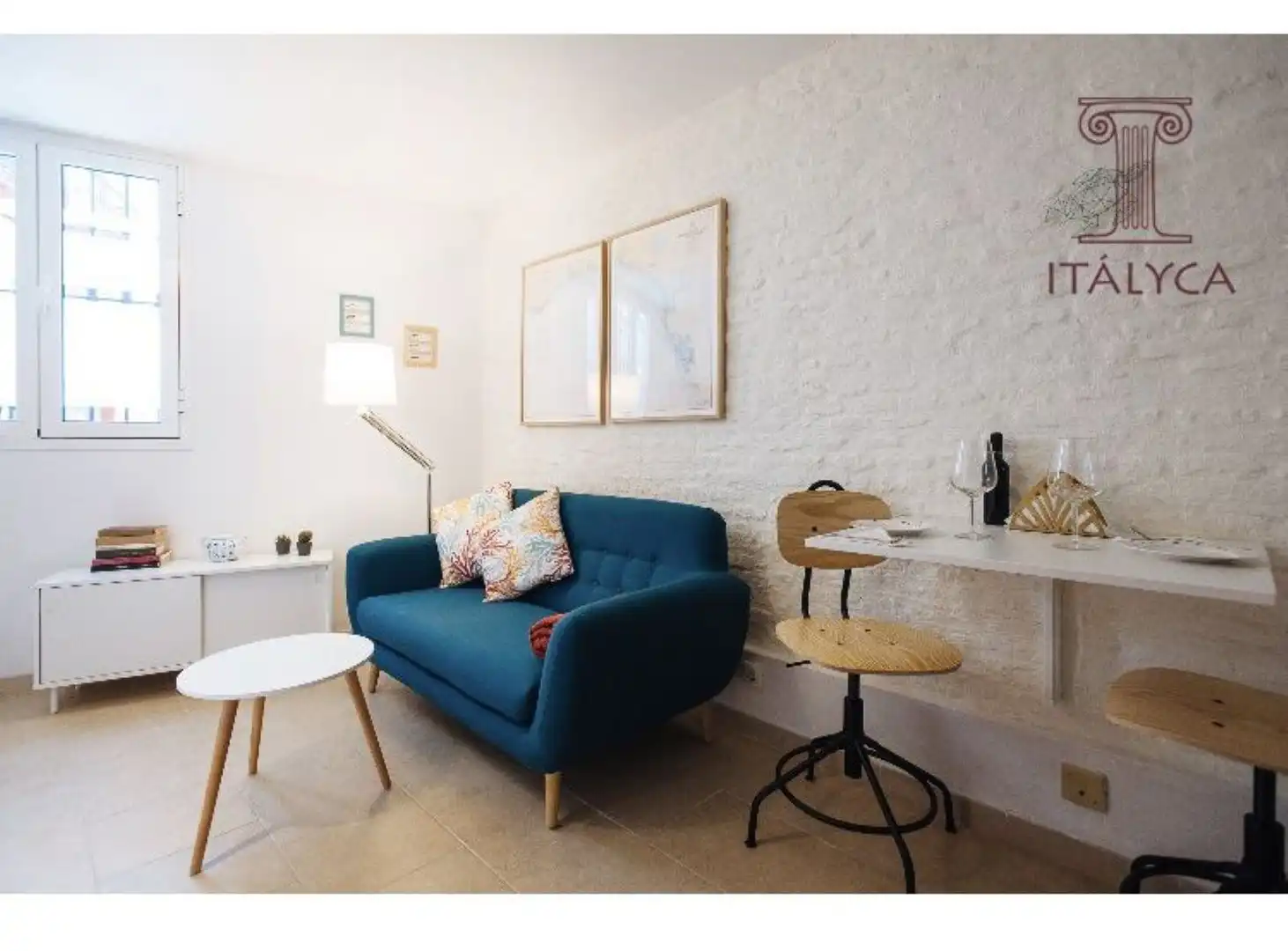 Sala de estar de Piso de alquiler en  Sevilla Capital con Aire acondicionado