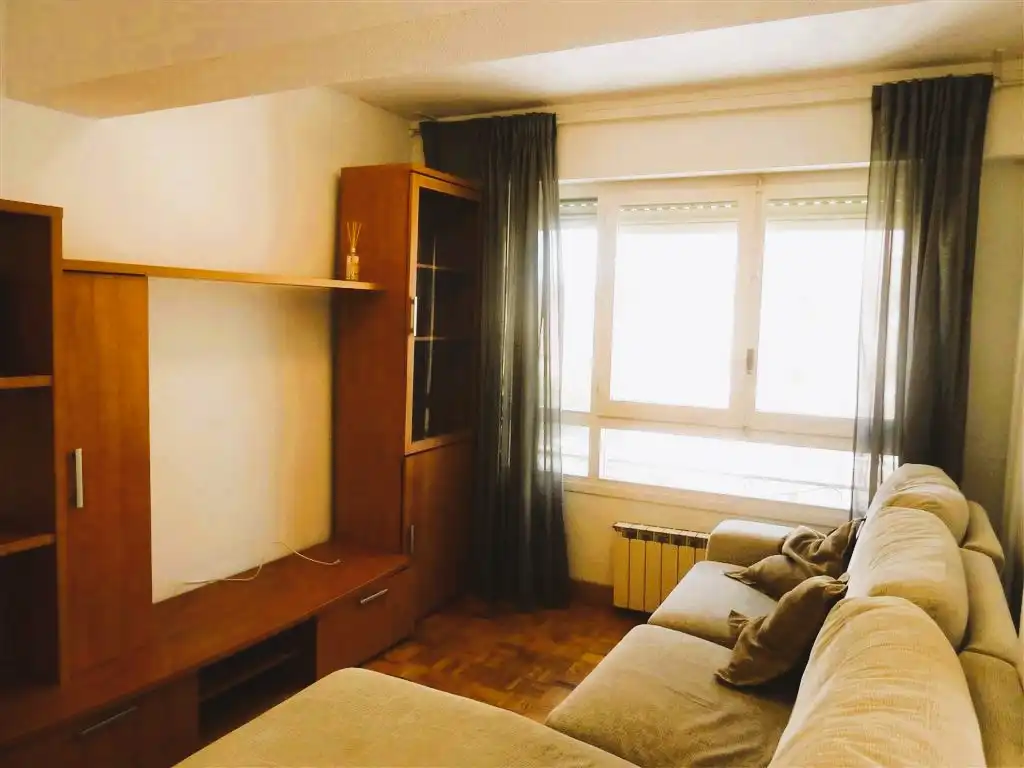 Living room of Flat for sale in Zizur Mayor / Zizur Nagusia  with Heating, Parquet flooring and Terrace