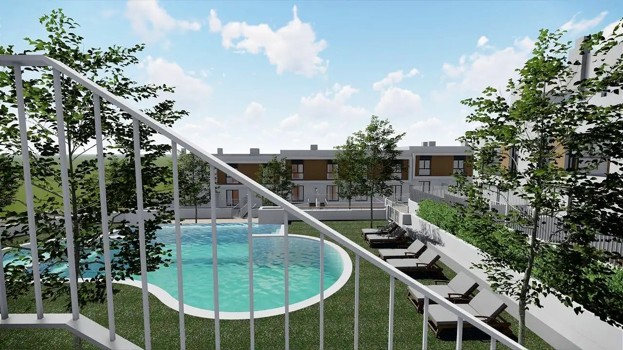 Swimming pool of Detached homes for sale in Benicasim / Benicàssim
