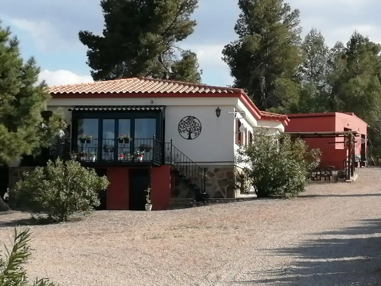 Vista exterior de Finca rústica en venta en Jarafuel con Calefacción, Jardín privado y Amueblado