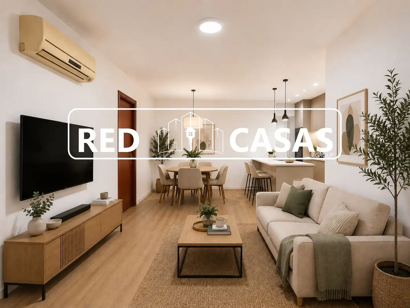 Sala de estar de Piso en venta en L'Hospitalet de Llobregat