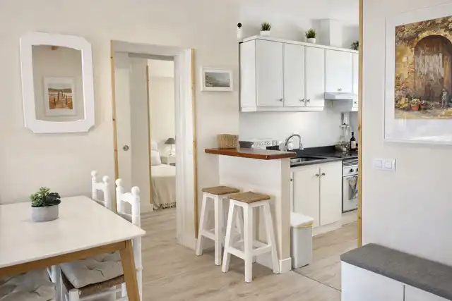 Küche von Einfamilien-Reihenhaus zum Verkauf in Es Mercadal mit Terrasse